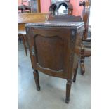 An Edward VII mahogany pot cupboard