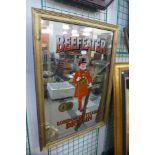 A Beefeater Gin advertising mirror
