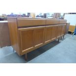 A teak sideboard