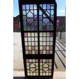 An Arts and Crafts stained glass window