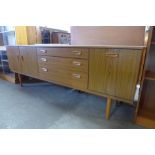 A teak sideboard