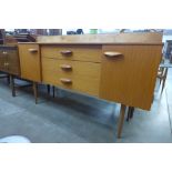 A teak sideboard