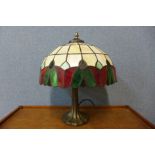 A Tiffany style table lamp