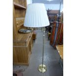 A brass standard lamp