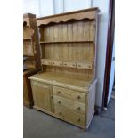 A Victorian pine dresser