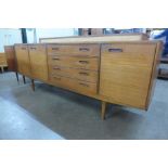 A teak sideboard