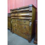 A Victorian Scottish mahogany chest of drawers