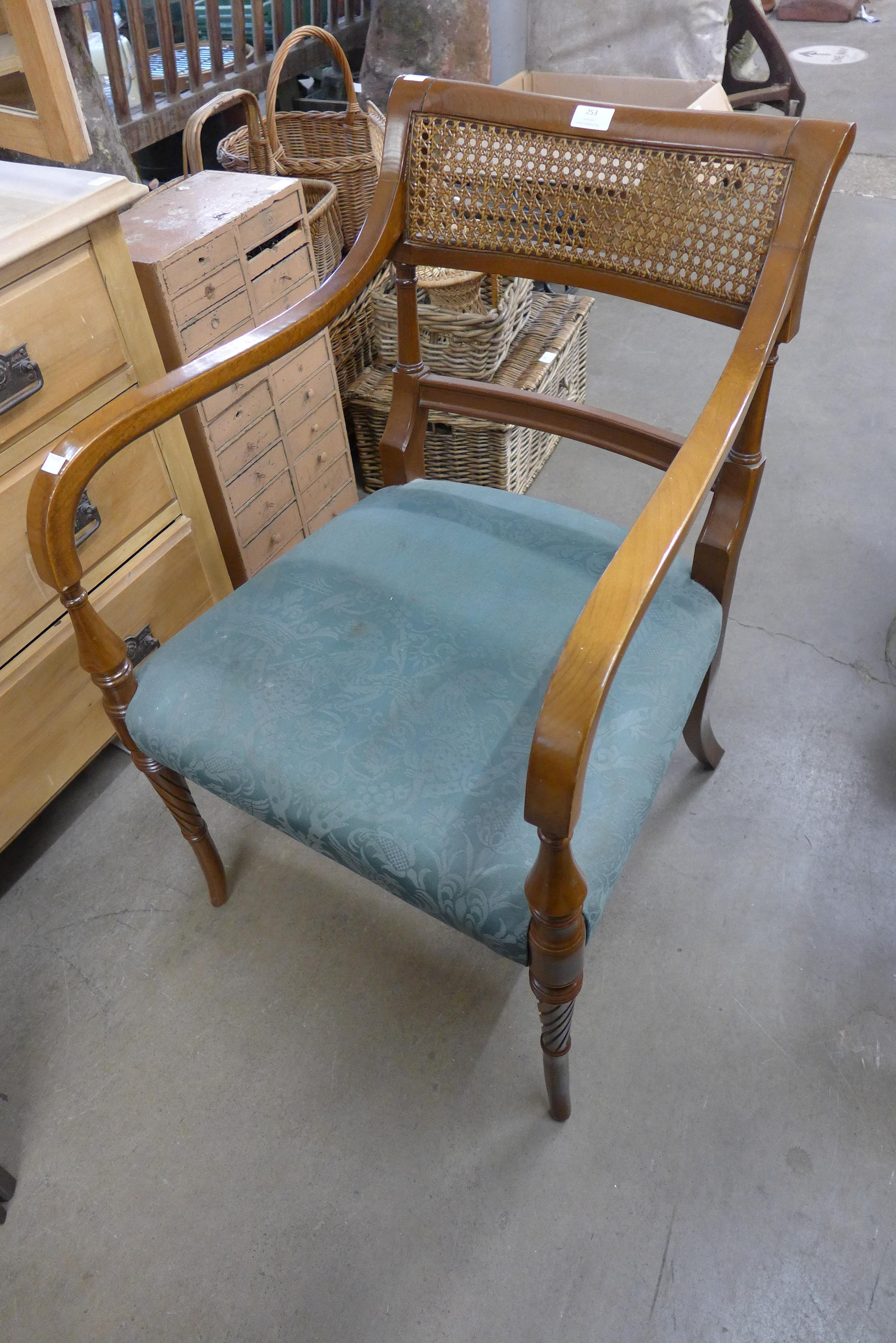 A Regency style armchair