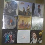 Six LP records and two LP box sets, Folk and Progressive, includes Bob Dylan, Tim Buckley, John