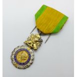 A French Military Medal, boxed