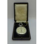 A Nero Lemania stopwatch, in original box, a/f