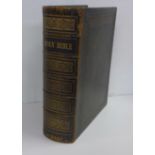 An 1857 large family Bible