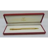 A must de Cartier ballpoint pen, with case