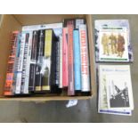 A box of various war themed books **PLEASE NOTE THIS LOT IS NOT ELIGIBLE FOR POSTING AND PACKING**