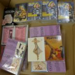 A collection of Barb Wire, Pin UP Girls and Olivia Playing Cards and collectors cards