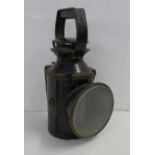 A small British Railways railway signal lantern