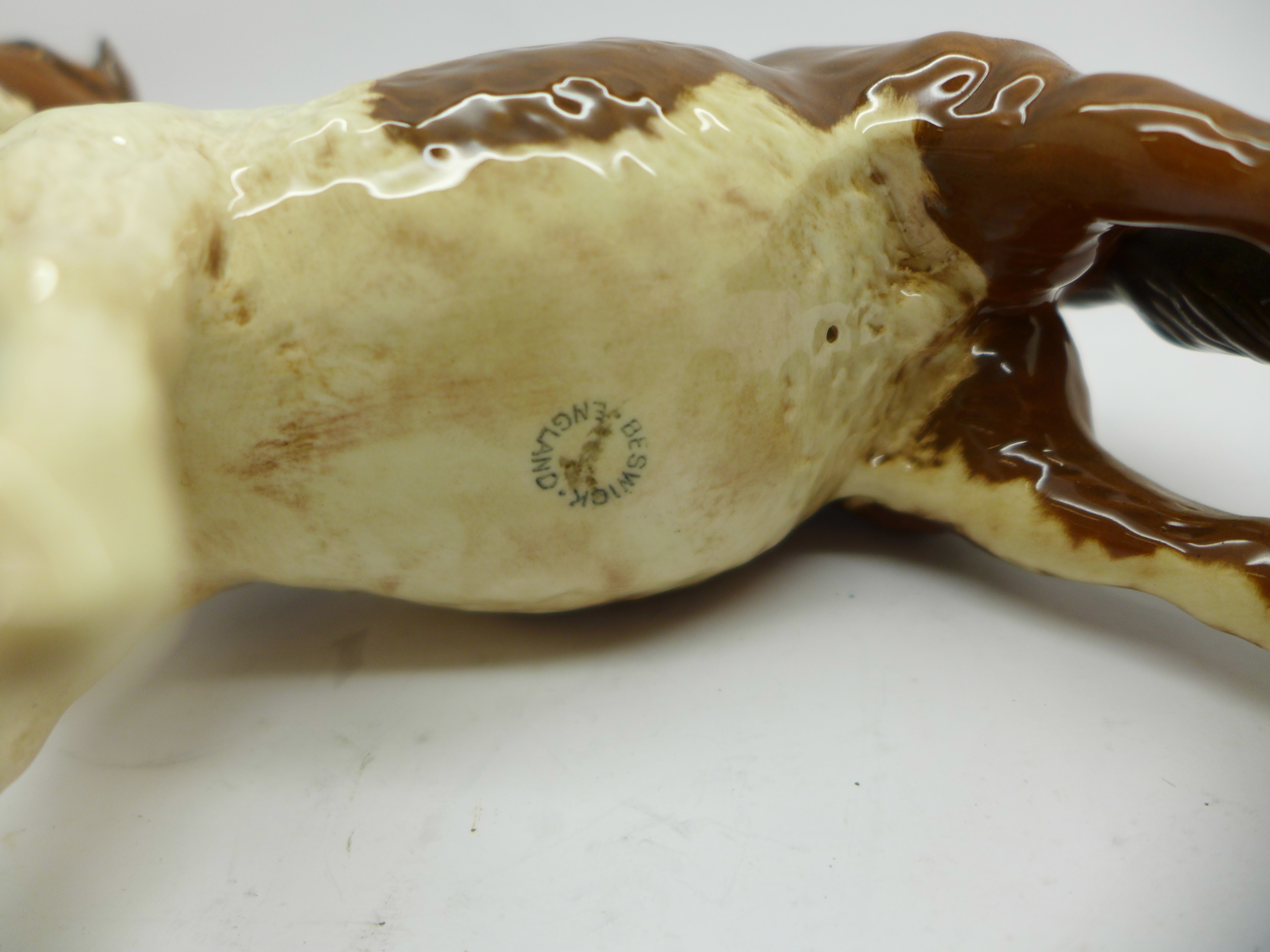 A Beswick Pinto Pony, left ear chipped - Image 3 of 3