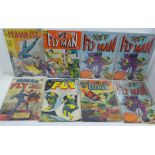 Twenty-eight 1960's comics including Human Fly No. 1, Fly Man and The Fly