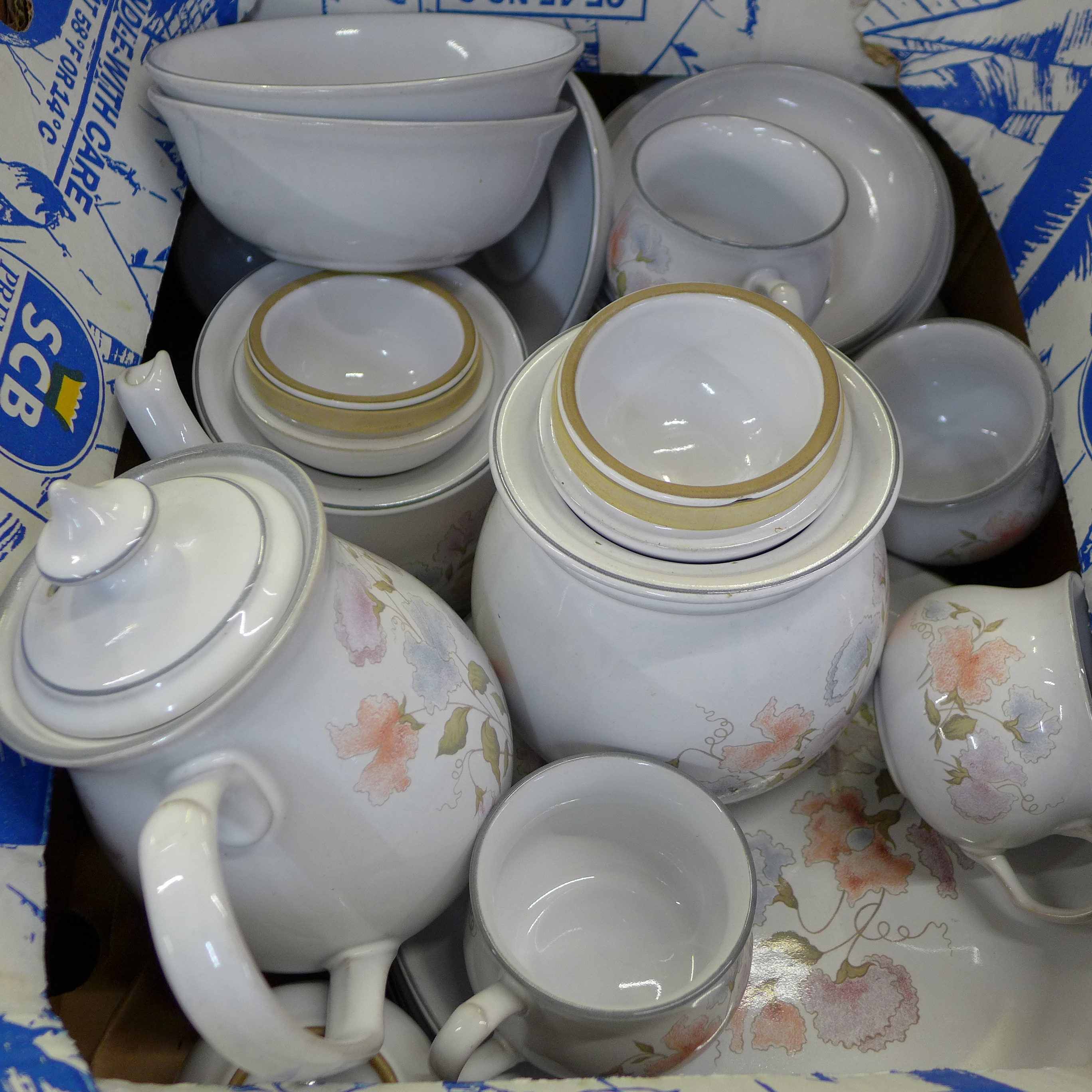 A Denby Encore tea and dinner service