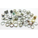 A collection of costume rings