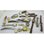 Wristwatches including two Cimier, a/f