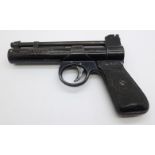 A Webley and Scott air pistol, 'The Webley Junior', 177 calibre, holster with ammunition pocket