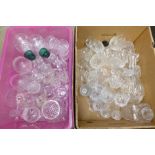 Two boxes of mixed crystal and glass **PLEASE NOTE THIS LOT IS NOT ELIGIBLE FOR POSTING AND