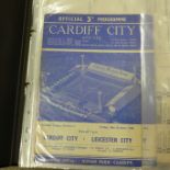 Football programmes:- selection of programmes from 1960-1970, (50)