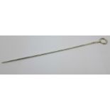 A silver skewer, 47g