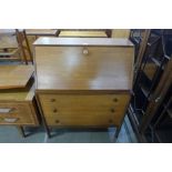 A teak bureau