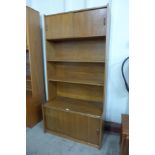 A teak room divider