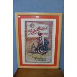 A Rudge-Whitworth bicycle poster