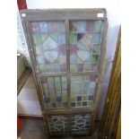 An Arts and Crafts stained glass window