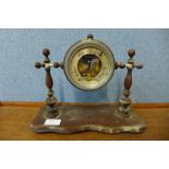 A WWI Royal Flying Corps desk top aneroid barometer