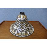 A Tiffany style glass light shade