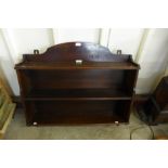 A Fairfield mahogany wall hanging bookcase