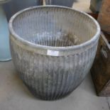 A galvanised dolly tub