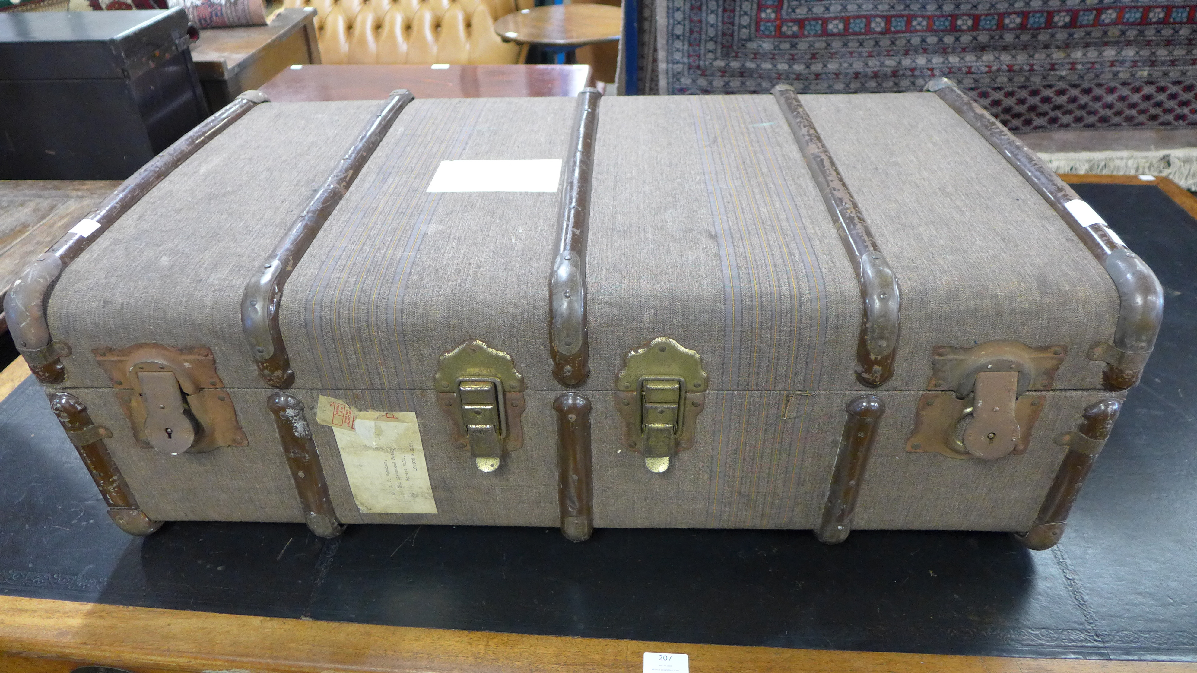 An early 20th Century suitcase