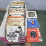 Approximately 200 7" vinyl singles, 1960's and 1970's