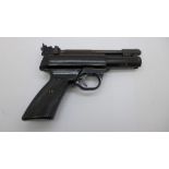 A Webley type .177 air pistol