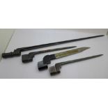 Four bayonets