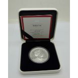 East India Company The Queen's Virtues (Truth) one pound coin issued by St. Helena 2021, certificate