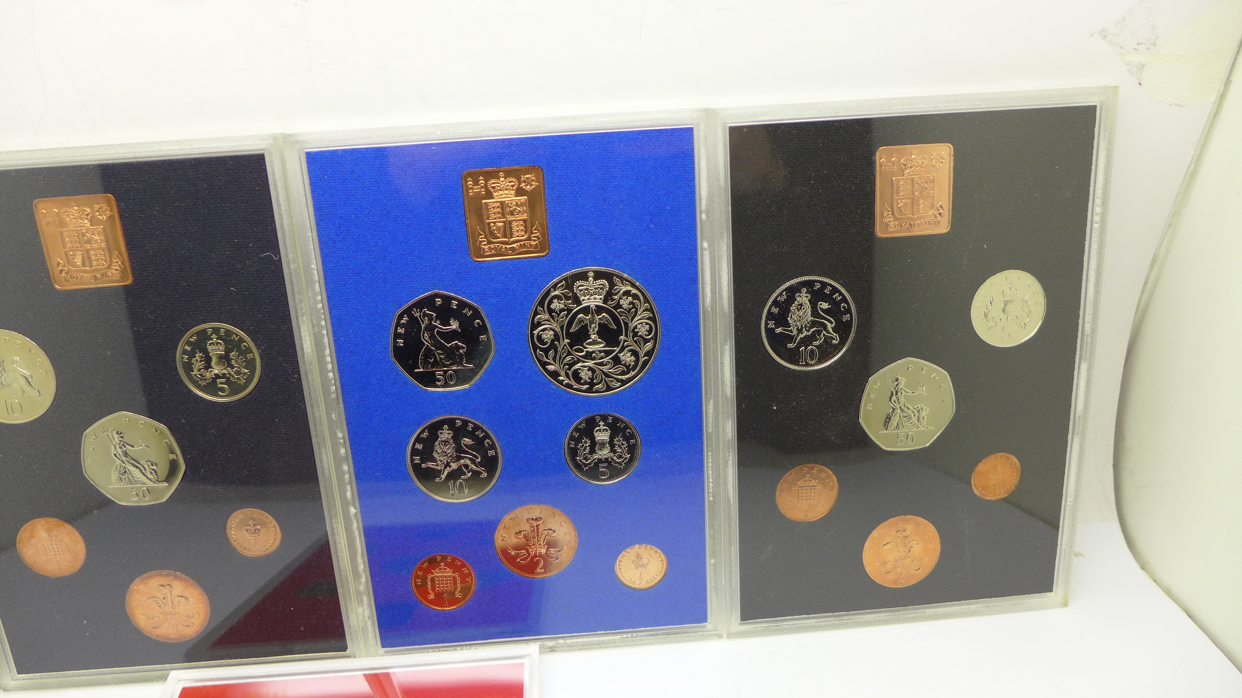 Nine Great Britain proof coin sets, 1970-2010 - Image 6 of 7