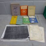 A collection of motor car handbooks