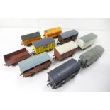 Ten Hornby OO gauge wagons