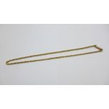 A 9ct gold chain, 4g