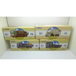 Four Corgi Classics model vehicles, 97913, 97931, 97956 and 97955, boxed