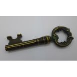 A corkscrew in the form of a key