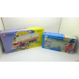 A Corgi Classics Chipperfields articulated Tank Trailer and a Corgi Ulster Transport Van