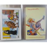 Postcards; a collection of saucy seaside postcards (60)